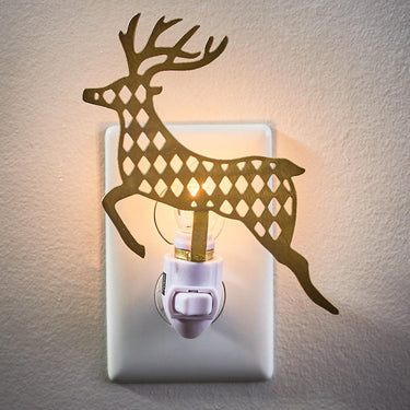 Jumping Deer Night Light - Park Designs - The Fox Decor